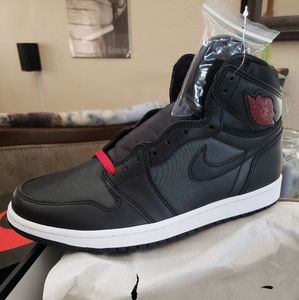 Air Jordan 1 high og black satin
